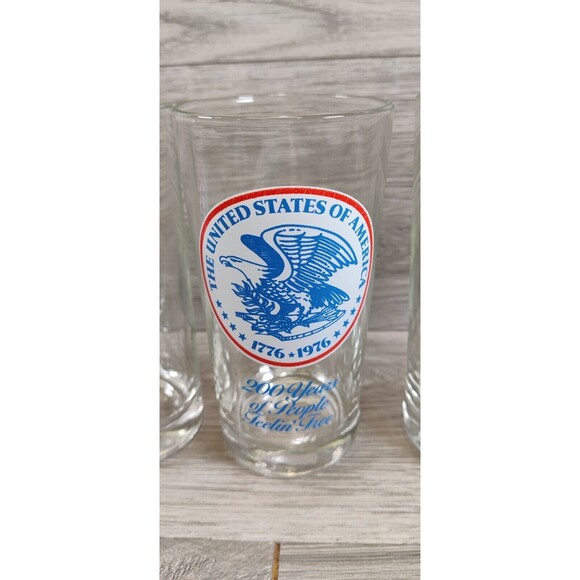 Bicentennial Pepsi 'The United States of America" Tumblers 1776-1976 - Picture 6 of 13